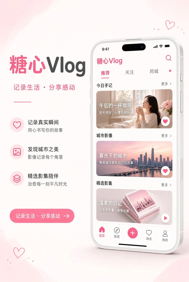 糖心Vlog APP移动端内容界面